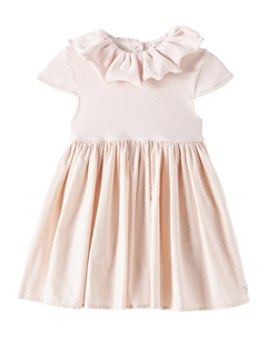 Платье Baby Brielle из хлопковой смеси с оборками, Misty Rose Donsje