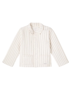 Куртка из хлопка в полоску Orselle, Soft Sand - Blue Striped Donsje