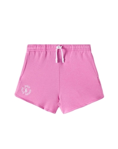 Шорты из хлопкового джерси с логотипом, Laguna Pink Polo ralph lauren kids