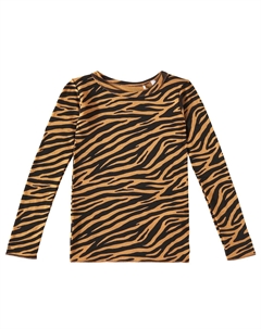 Шерстяной топ с принтом зебры Рианны, Zebra Wool Molo