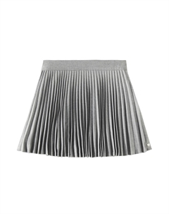 Юбка в складку, Gris Chiné Moyen Tartine et chocolat