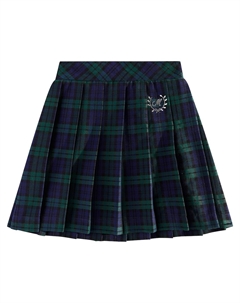 Юбка в клетку и складку, Blu+Verde Monnalisa