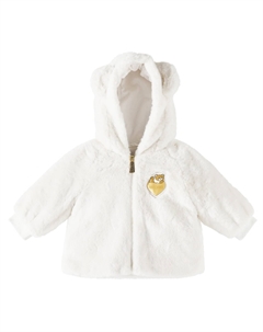 Куртка из искусственного меха Baby Teddy Bear, Cloud Moschino kids