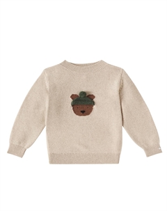 Шерстяной свитер Denn Bear, Biscotti Melange Donsje