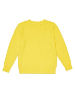 Свитер из шерсти и кашемира с зайчиком, Lemon Yellow The row kids