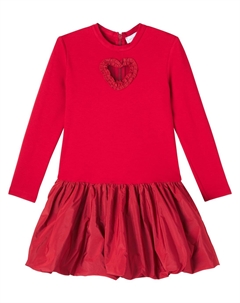 Платье с вырезом и сборками, Rubino Monnalisa