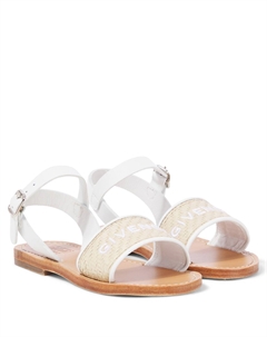 Кожаные сандалии, белый Givenchy kids