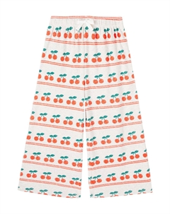 Спортивные брюки из хлопковой смеси с вишневым принтом, Cherry Tinycottons