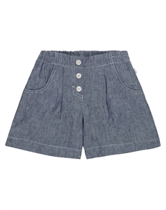 Льняные шорты, синий Il gufo