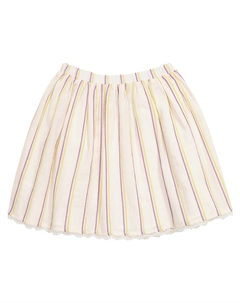 Юбка из хлопка в полоску Noel, Noel White Paade mode