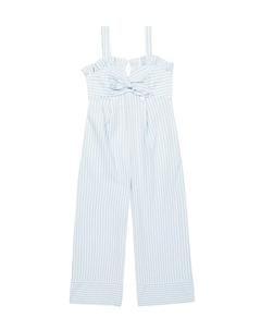 Полосатый комбинезон, Bianco+Menta Ghiacciata Monnalisa