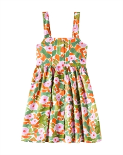 Платье из хлопка с цветочным принтом, разноцветный Bobo choses