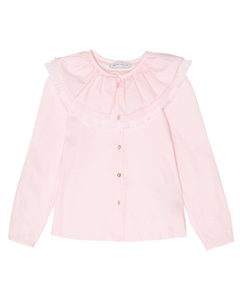 Рубашка из смесовой хлопковой ткани, Rosa Antico Monnalisa