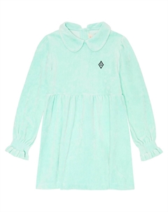 Платье из бархата Мышь, Turquoise_Logo The animals observatory