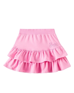 Юбка из хлопковой смеси x Barbie, Rosa Peach Monnalisa
