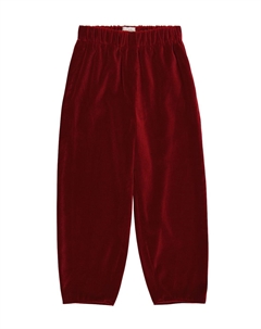 Бархатные брюки широкого кроя, бордовый Il gufo