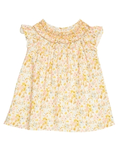 Хлопковая блузка с цветочным принтом Элла, Fl Vanille Bonpoint