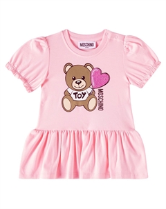 Детское платье из хлопковой смеси, Sugar Rose Moschino kids