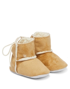 Детские сапоги из искусственной замши, Beige Fonce Tartine et chocolat