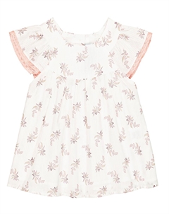 Детский хлопковый топ с цветочным принтом, Craie Tartine et chocolat