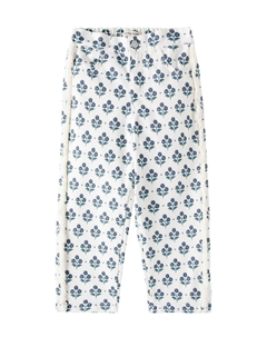 Прямые брюки из хлопка с цветочным принтом Leros, Hyacinth Print The new society