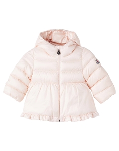 Пуховик Baby Odile с оборками, Peach Pink Moncler enfant
