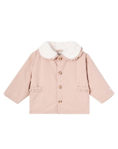 Хлопковая куртка с оборками от Baby Tjarda, Rose Mocha Donsje