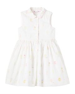 Платье из хлопка с принтом Энн, Im Ivoire Bonpoint
