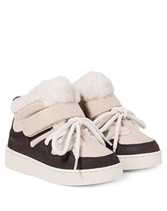 Замшевые сапоги Sicco с отделкой из овчины, Dark Brown Nubuck Donsje