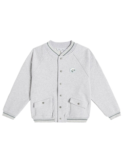 Кардиган из хлопкового флиса Тедди, Gris Chine Tartine et chocolat