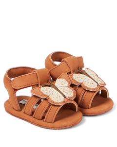 Детские кожаные сандалии Tuti Sky, Walnut Nubuck Donsje