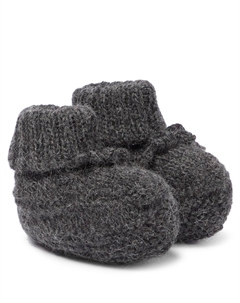 Ботильоны Baby Telse из шерсти альпаки, Gris Chine Moyen Bonpoint