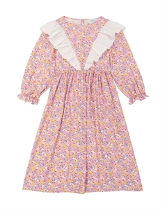 Платье Donna с цветочным принтом и оборками, Donna Pink Paade mode