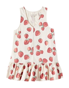 Платье из хлопка с принтом Фен, Fragola Konges slojd