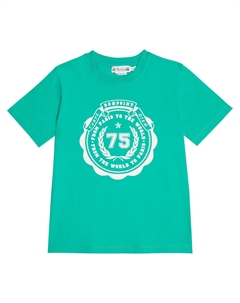 Футболка с принтом Анаполи из хлопка, Mint Bonpoint