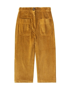 Хлопковые вельветовые брюки Alma, Caramel La coqueta