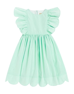 Платье из тафты с оборками, Greenish Stella mccartney kids