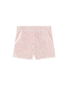 Шорты с пайетками, Petal Pink Chloé kids