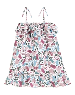 Платье Amalfi с оборками и принтом, Multicolor Crayons Suncracy