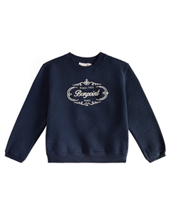 Хлопковая толстовка Tayla, темно-синий Bonpoint