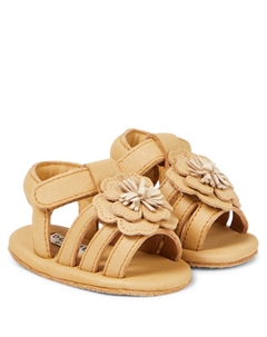 Кожаные сандалии Baby Tuti Fields, Gold Metallic Nubuck Donsje