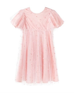 Платье из тюля с цветочной вышивкой, Pivoine Tartine et chocolat