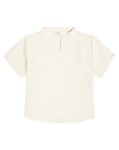 Льняная рубашка Дэвида, Sand Beige Donsje