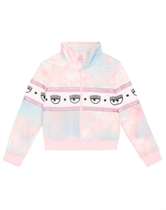 Спортивная куртка с принтом из коллаборации с Chiara Ferragni, Rosa Fairytale Monnalisa