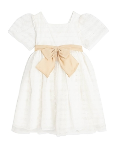 Платье из тюля с бантом, экрю Patachou