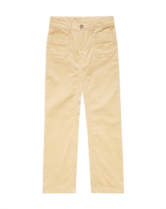 Расклешенные брюки из хлопкового вельвета Junon, бежевый Bonpoint