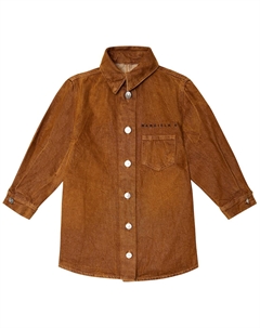 Платье-рубашка из денима, Vintage Brown Mm6 maison margiela kids