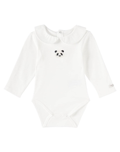 Хлопковый боди Baby Davo, белый Donsje