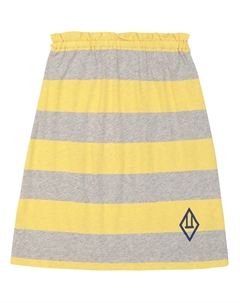 Юбка из полосатого хлопка, Yellow + Grey The animals observatory