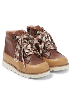 Кожаные ботинки на шнуровке, Hazelnut Petit nord